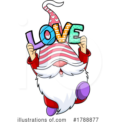 Royalty-Free (RF) Gnome Clipart Illustration by Hit Toon - Stock Sample #1788877