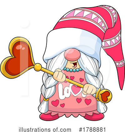 Royalty-Free (RF) Gnome Clipart Illustration by Hit Toon - Stock Sample #1788881