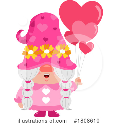 Royalty-Free (RF) Gnome Clipart Illustration by Hit Toon - Stock Sample #1808610