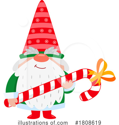 Royalty-Free (RF) Gnome Clipart Illustration by Hit Toon - Stock Sample #1808619