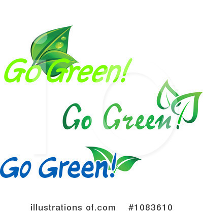Royalty-Free (RF) Go Green Clipart Illustration by Vector Tradition SM - Stock Sample #1083610