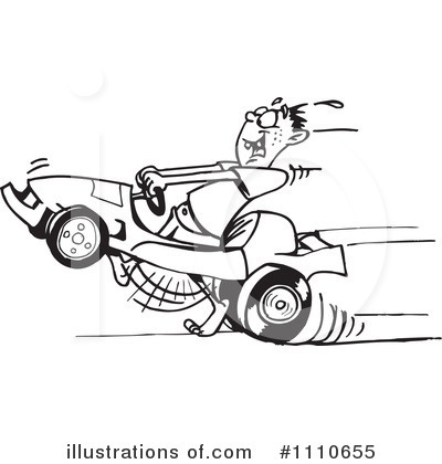 Go Kart Clipart #1110655 by Dennis Holmes Designs