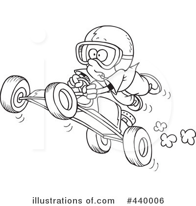 Go Kart Clipart #440006 by toonaday