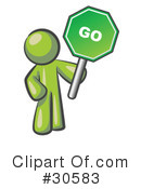 Go Sign Clipart #30583 by Leo Blanchette
