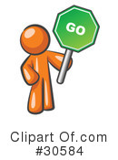 Go Sign Clipart #30584 by Leo Blanchette