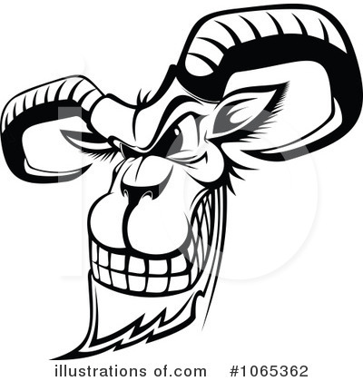 Royalty-Free (RF) Goat Clipart Illustration by Vector Tradition SM - Stock Sample #1065362
