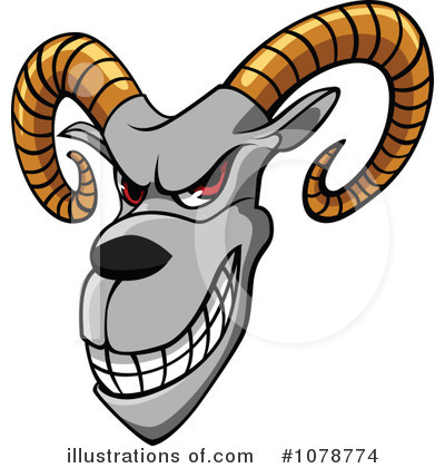 Royalty-Free (RF) Goat Clipart Illustration by Vector Tradition SM - Stock Sample #1078774