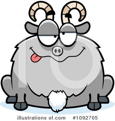 Royalty-Free (RF) Goat Clipart Illustration by Cory Thoman - Stock Sample #1092705