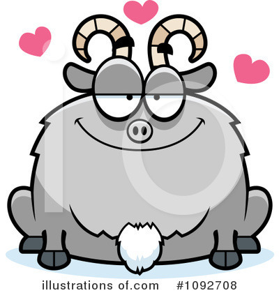 Royalty-Free (RF) Goat Clipart Illustration by Cory Thoman - Stock Sample #1092708