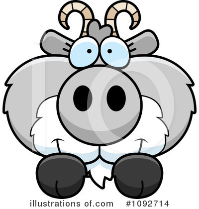 Royalty-Free (RF) Goat Clipart Illustration by Cory Thoman - Stock Sample #1092714