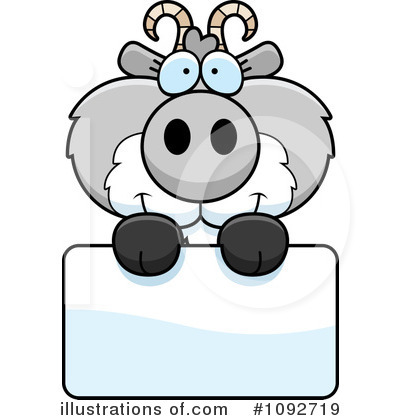Royalty-Free (RF) Goat Clipart Illustration by Cory Thoman - Stock Sample #1092719