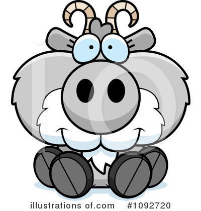 Royalty-Free (RF) Goat Clipart Illustration by Cory Thoman - Stock Sample #1092720