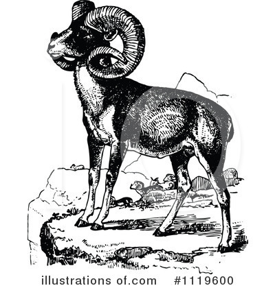 Goat Clipart #1119600 by Prawny Vintage