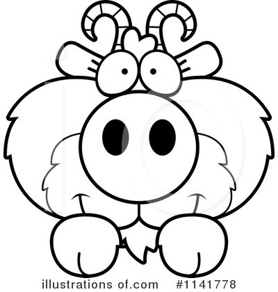Royalty-Free (RF) Goat Clipart Illustration by Cory Thoman - Stock Sample #1141778