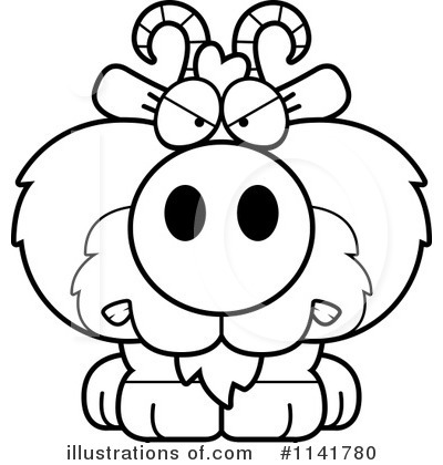 Royalty-Free (RF) Goat Clipart Illustration by Cory Thoman - Stock Sample #1141780