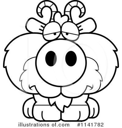 Royalty-Free (RF) Goat Clipart Illustration by Cory Thoman - Stock Sample #1141782