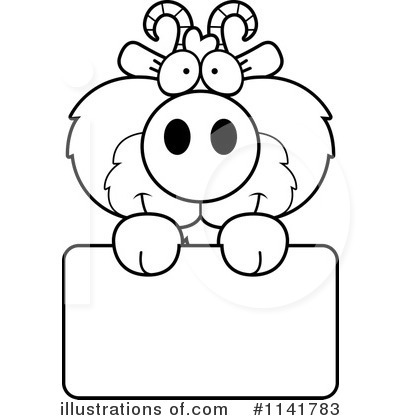 Royalty-Free (RF) Goat Clipart Illustration by Cory Thoman - Stock Sample #1141783