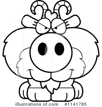 Royalty-Free (RF) Goat Clipart Illustration by Cory Thoman - Stock Sample #1141785