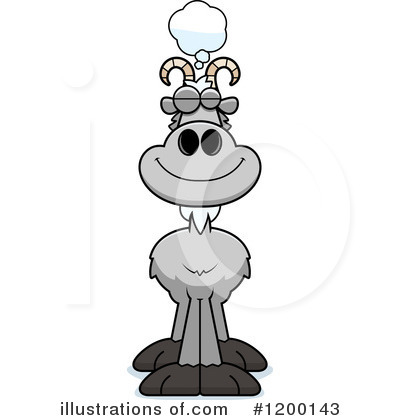 Royalty-Free (RF) Goat Clipart Illustration by Cory Thoman - Stock Sample #1200143