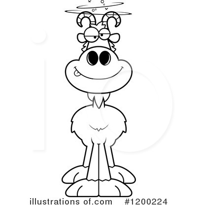 Royalty-Free (RF) Goat Clipart Illustration by Cory Thoman - Stock Sample #1200224