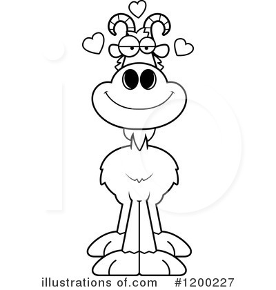 Royalty-Free (RF) Goat Clipart Illustration by Cory Thoman - Stock Sample #1200227