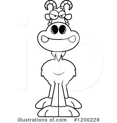 Royalty-Free (RF) Goat Clipart Illustration by Cory Thoman - Stock Sample #1200228