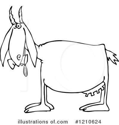 Royalty-Free (RF) Goat Clipart Illustration by djart - Stock Sample #1210624