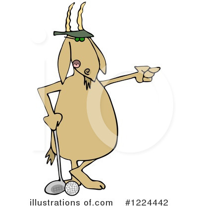 Royalty-Free (RF) Goat Clipart Illustration by djart - Stock Sample #1224442