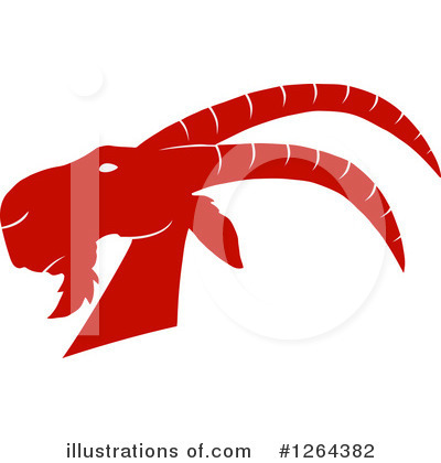 Royalty-Free (RF) Goat Clipart Illustration by Hit Toon - Stock Sample #1264382