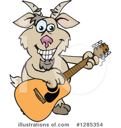 Goat Clipart #1285354 by Dennis Holmes Designs