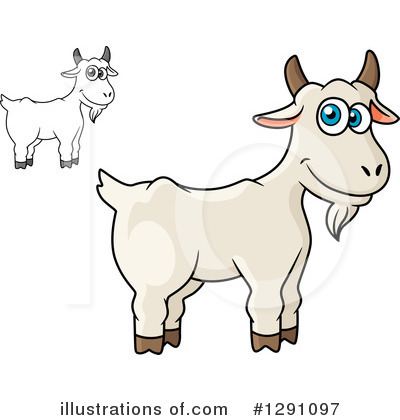 Royalty-Free (RF) Goat Clipart Illustration by Vector Tradition SM - Stock Sample #1291097