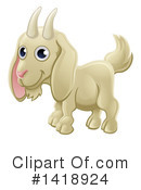 Goat Clipart #1418924 by AtStockIllustration