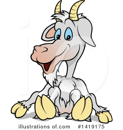 Royalty-Free (RF) Goat Clipart Illustration by dero - Stock Sample #1419175