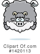 Goat Clipart #1420113 by Cory Thoman