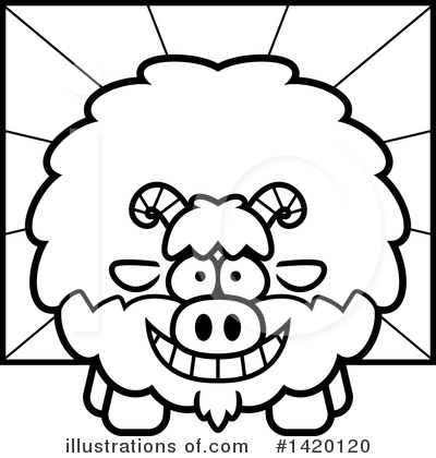 Royalty-Free (RF) Goat Clipart Illustration by Cory Thoman - Stock Sample #1420120