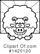 Goat Clipart #1420120 by Cory Thoman