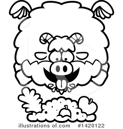 Royalty-Free (RF) Goat Clipart Illustration by Cory Thoman - Stock Sample #1420122