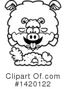 Goat Clipart #1420122 by Cory Thoman