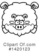 Goat Clipart #1420123 by Cory Thoman