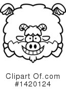 Goat Clipart #1420124 by Cory Thoman
