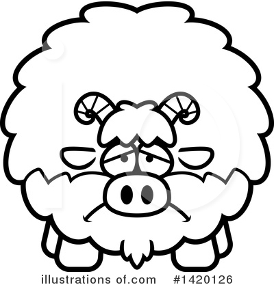 Royalty-Free (RF) Goat Clipart Illustration by Cory Thoman - Stock Sample #1420126