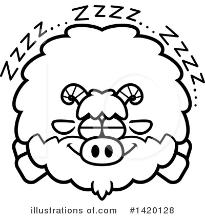 Royalty-Free (RF) Goat Clipart Illustration by Cory Thoman - Stock Sample #1420128
