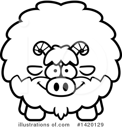Royalty-Free (RF) Goat Clipart Illustration by Cory Thoman - Stock Sample #1420129