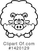 Goat Clipart #1420129 by Cory Thoman