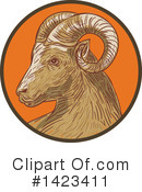 Goat Clipart #1423411 by patrimonio