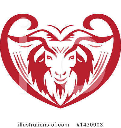 Royalty-Free (RF) Goat Clipart Illustration by patrimonio - Stock Sample #1430903