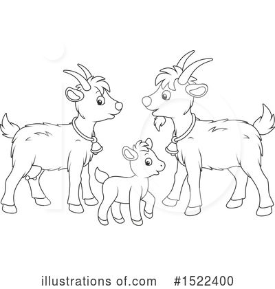 Royalty-Free (RF) Goat Clipart Illustration by Alex Bannykh - Stock Sample #1522400