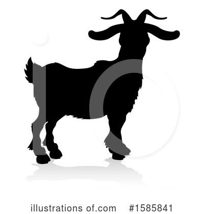 Royalty-Free (RF) Goat Clipart Illustration by AtStockIllustration - Stock Sample #1585841