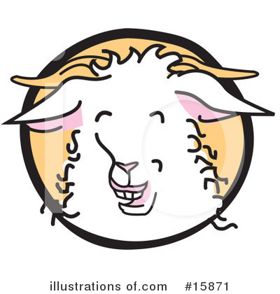 Royalty-Free (RF) Goat Clipart Illustration by Andy Nortnik - Stock Sample #15871