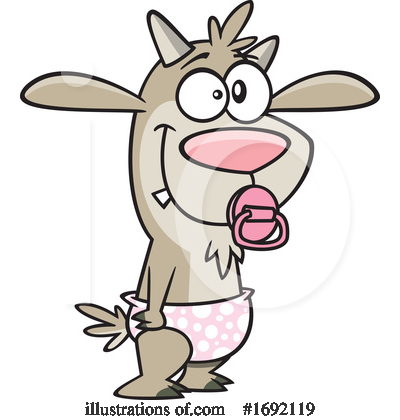 Goat Clipart #1692119 by toonaday